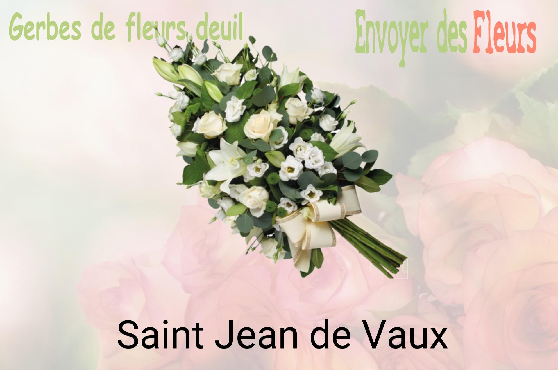 Gerbe de fleurs de deuil livrée à Saint-Jean-de-Vaux